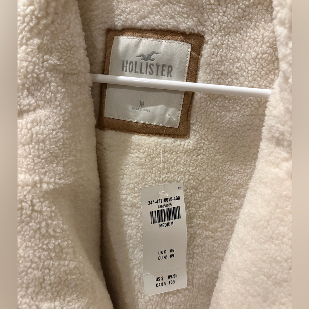 Cropped Shearling Jacket NWT - image 3